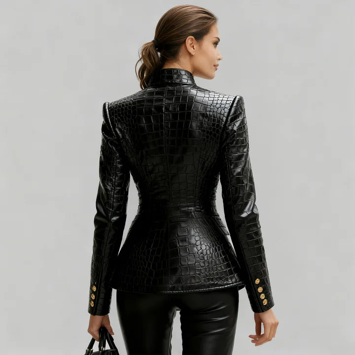 0 Leather Black Jacket