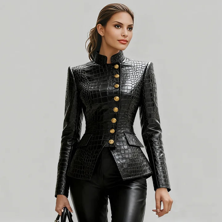 0 Leather Black Jacket